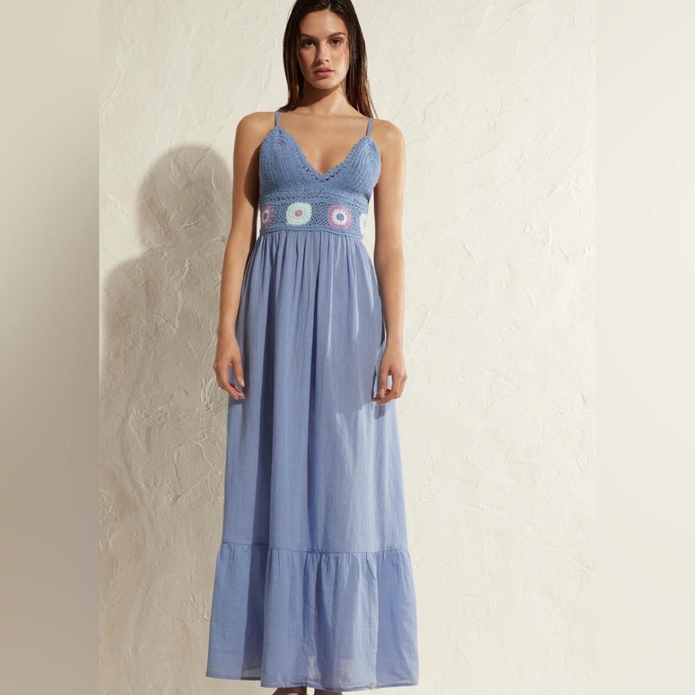 NWT Calzedonia summer maxi crochet beach dress coverup